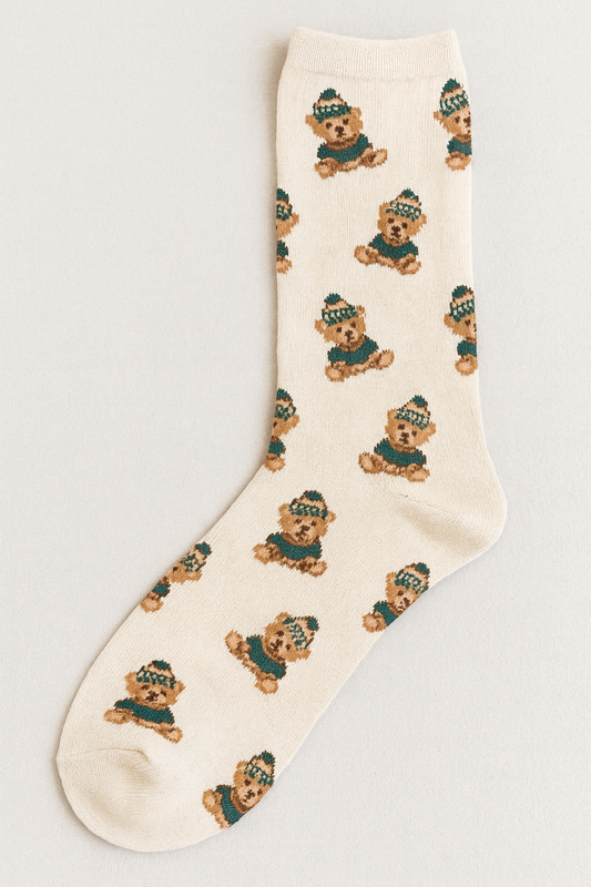 Cozy Teddy Winter Socks