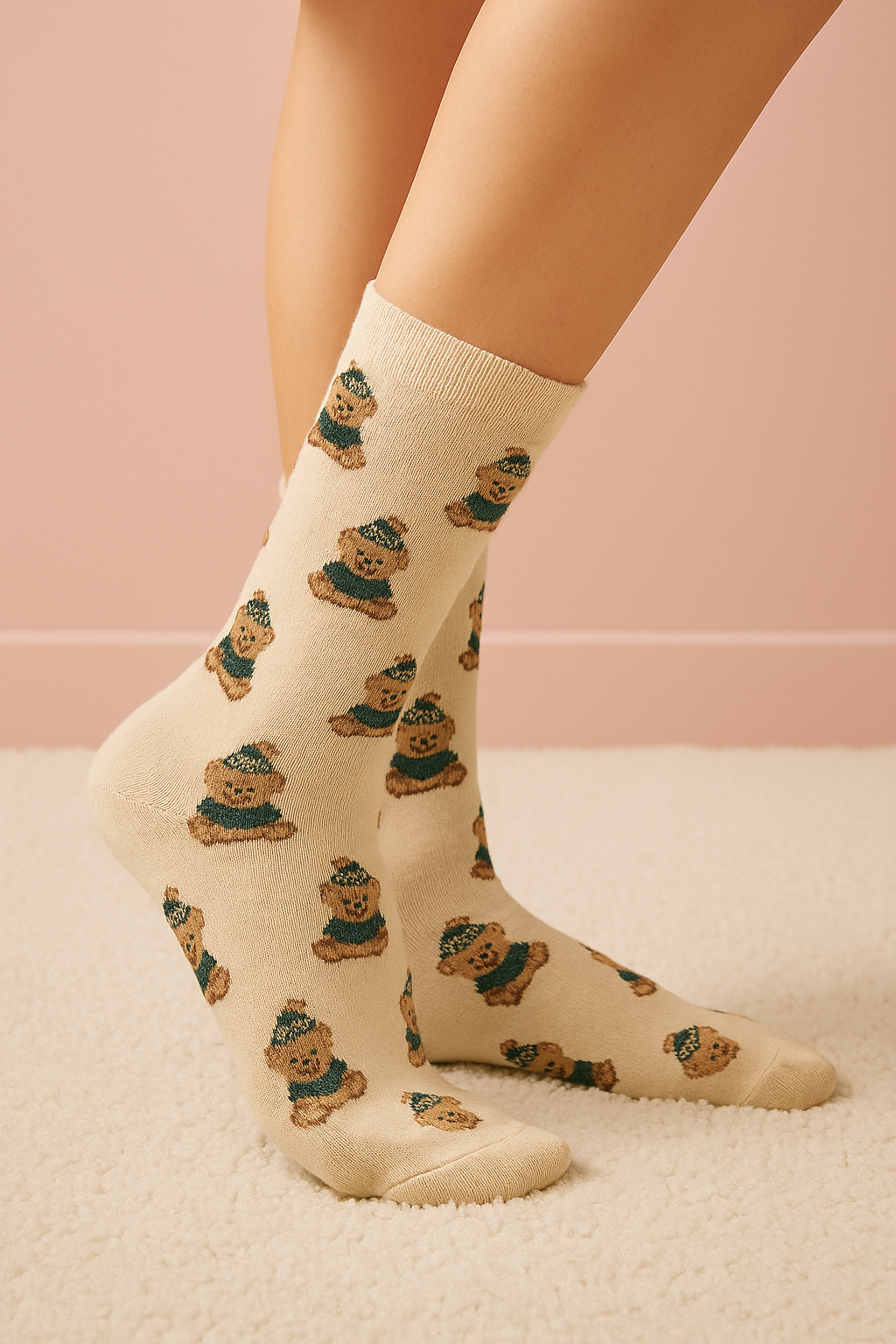 Cozy Teddy Winter Socks
