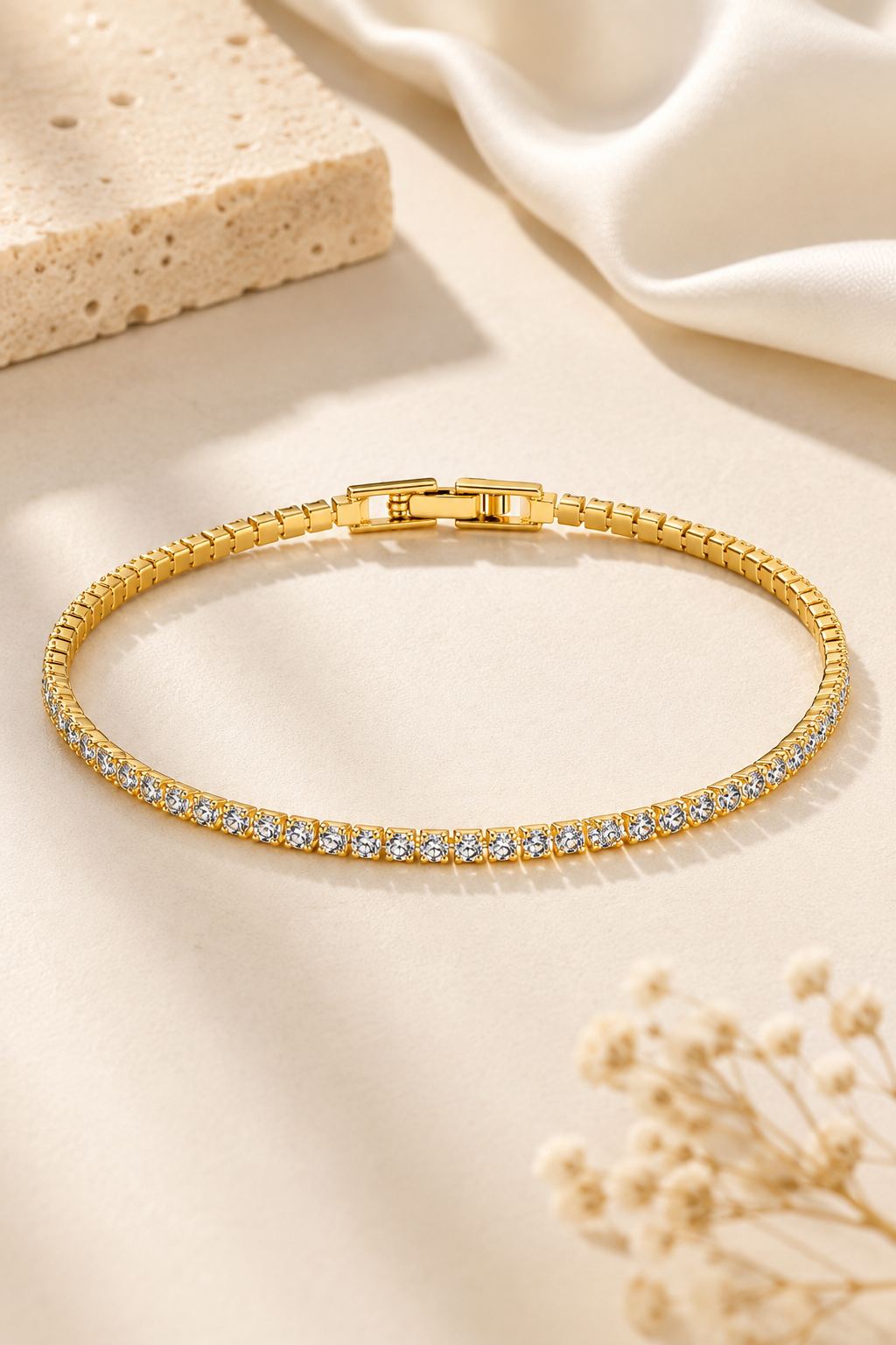 Classic Tennis Bracelet – Sterling Silver 925