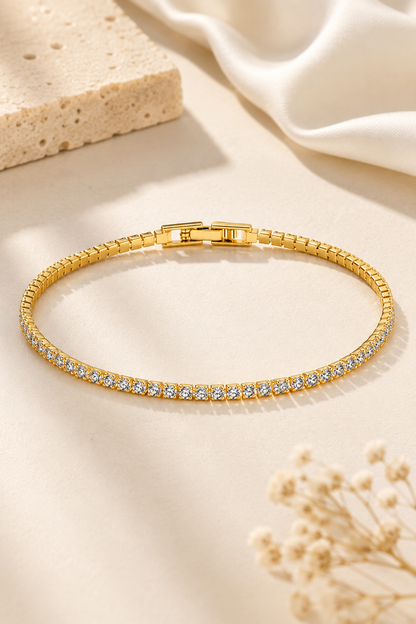 Classic Tennis Bracelet – Sterling Silver 925