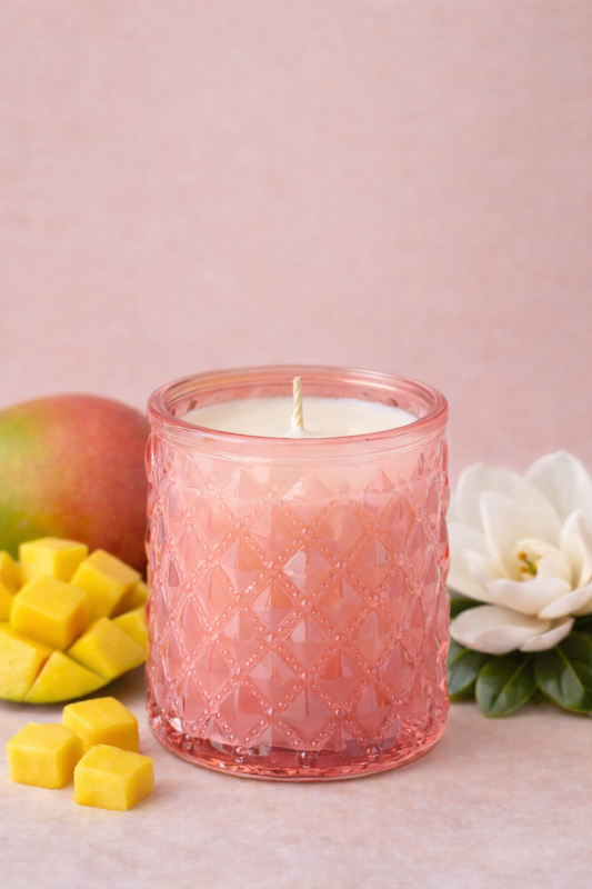 Mango Gardenia Bliss Candle – Tropical Floral Soy Candle (7 oz)
