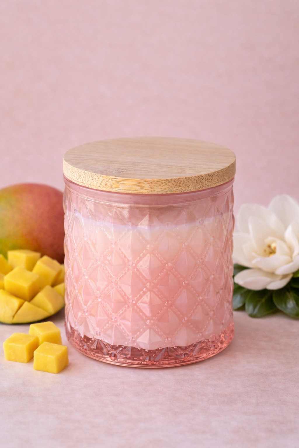 Mango Gardenia Bliss Candle – Tropical Floral Soy Candle (7 oz)