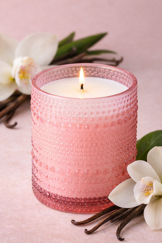 Vanilla Orchid Elegance Candle – Creamy Floral Vanilla Soy Candle (8 oz)