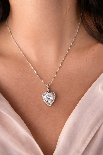 Love Necklace – Sterling Silver Elegance