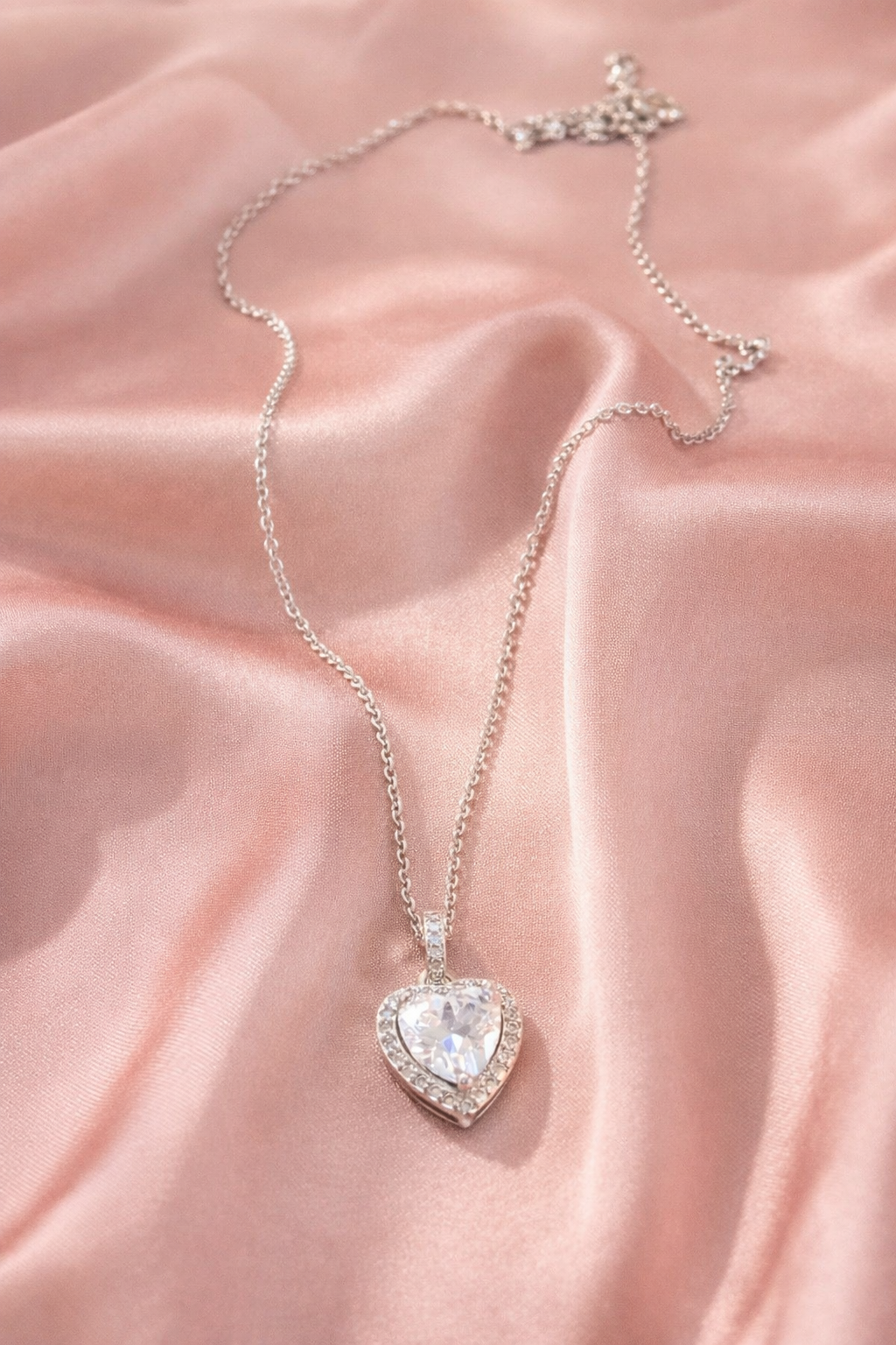 Love Necklace – Sterling Silver Elegance