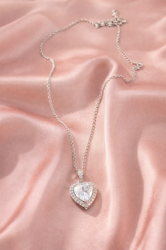 Love Necklace – Sterling Silver Elegance