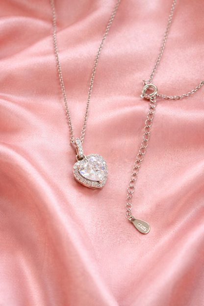 Love Necklace – Sterling Silver Elegance