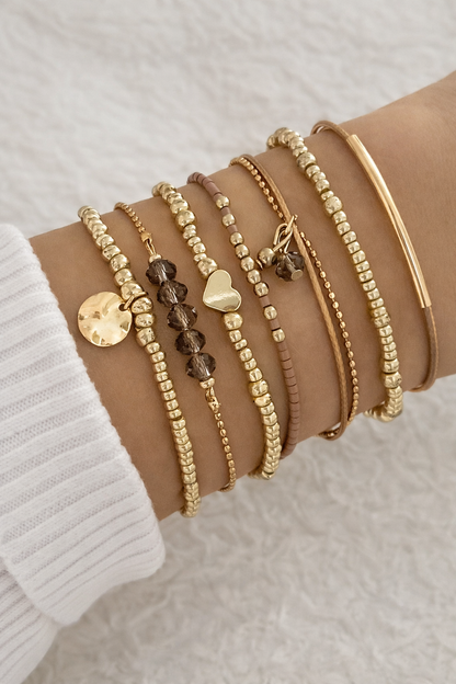Golden Harmony Bracelet Set
