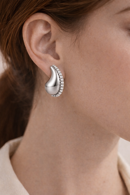 Water Drop Crystal Earrings