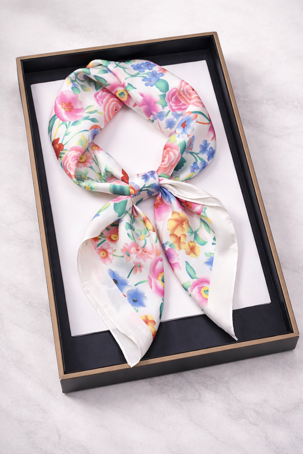 Spring Garden Silk Scarf