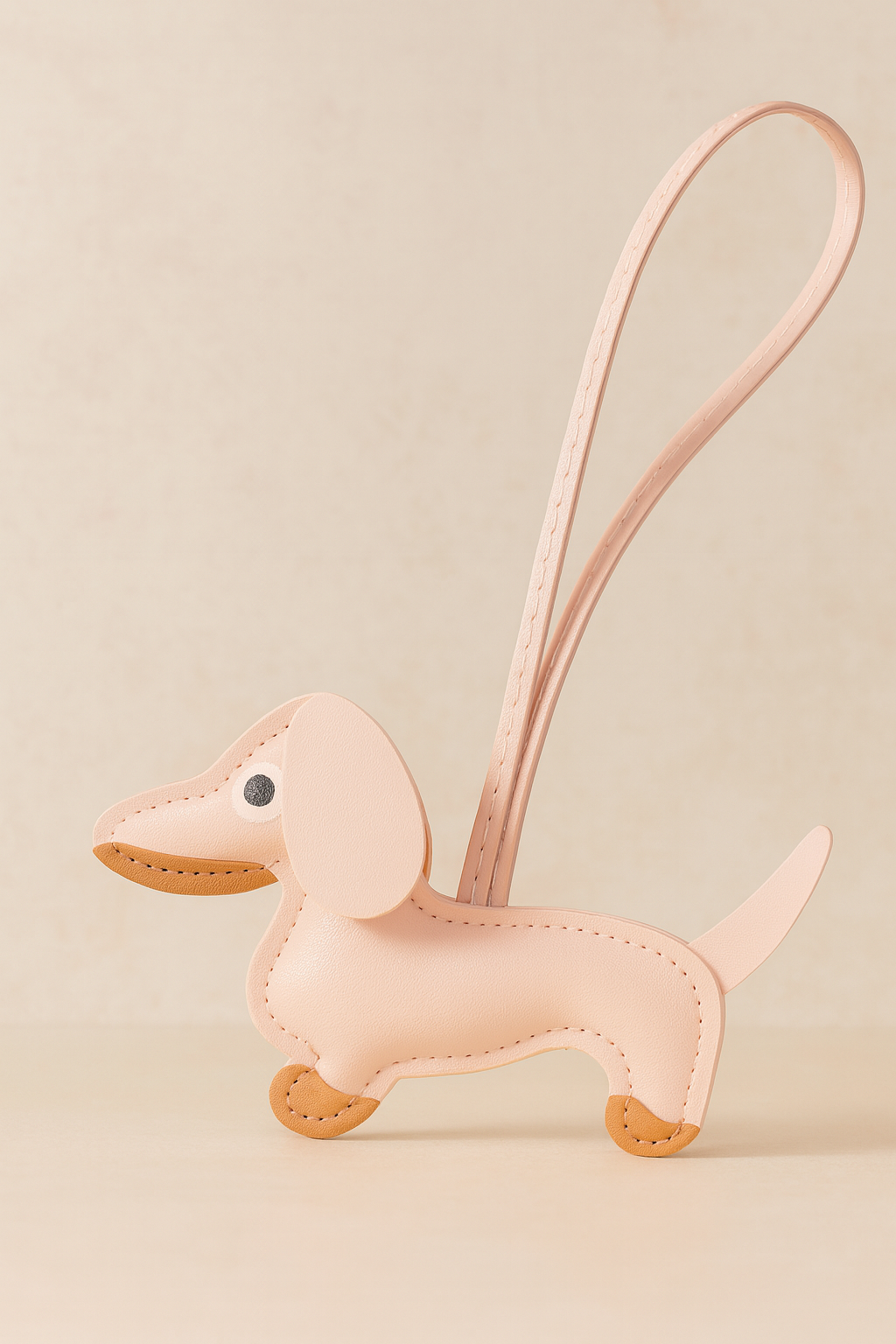 Dachshund Leather Bag Charm – Cute Dog Purse Accessory
