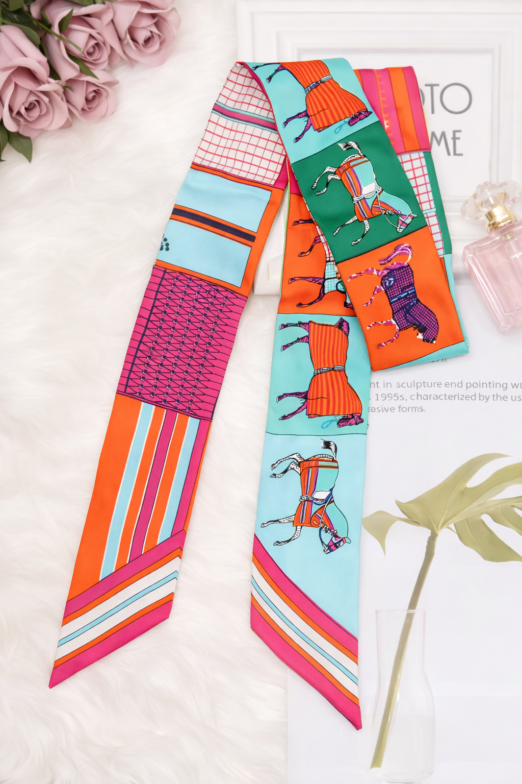 Riviera Horse Twilly Scarf