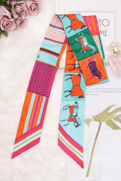 Riviera Horse Twilly Scarf