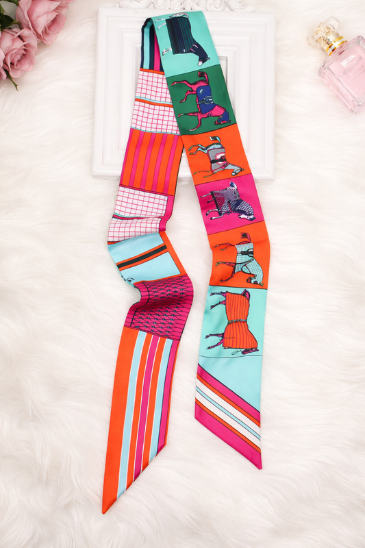 Riviera Horse Twilly Scarf