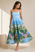 Monet Garden Midi Dress