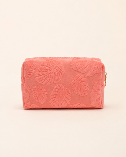 Palm Breeze Monstera Cosmetic & Travel Organizer Pouch