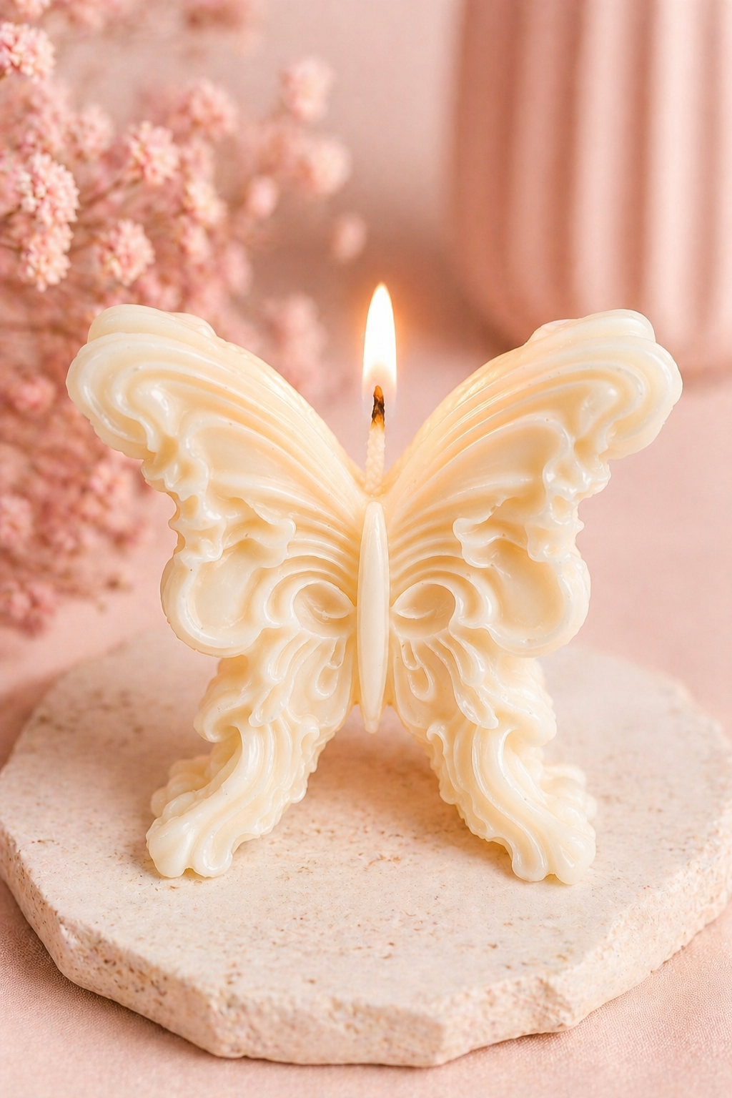 Butterfly Sculptural Soy Candle