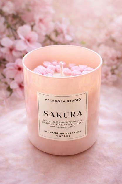 Sakura Candle