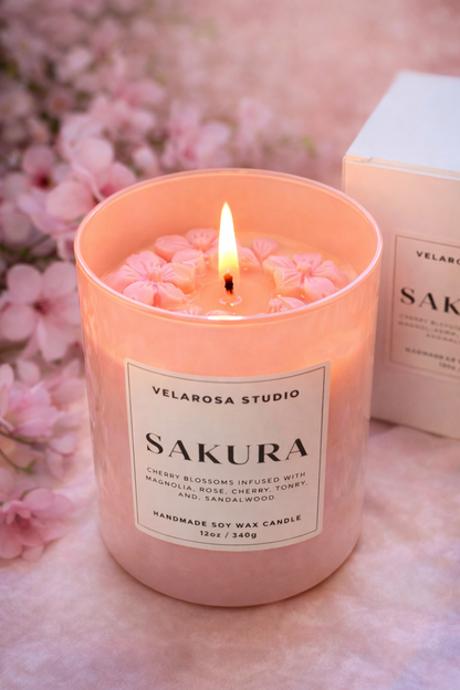 Sakura Candle