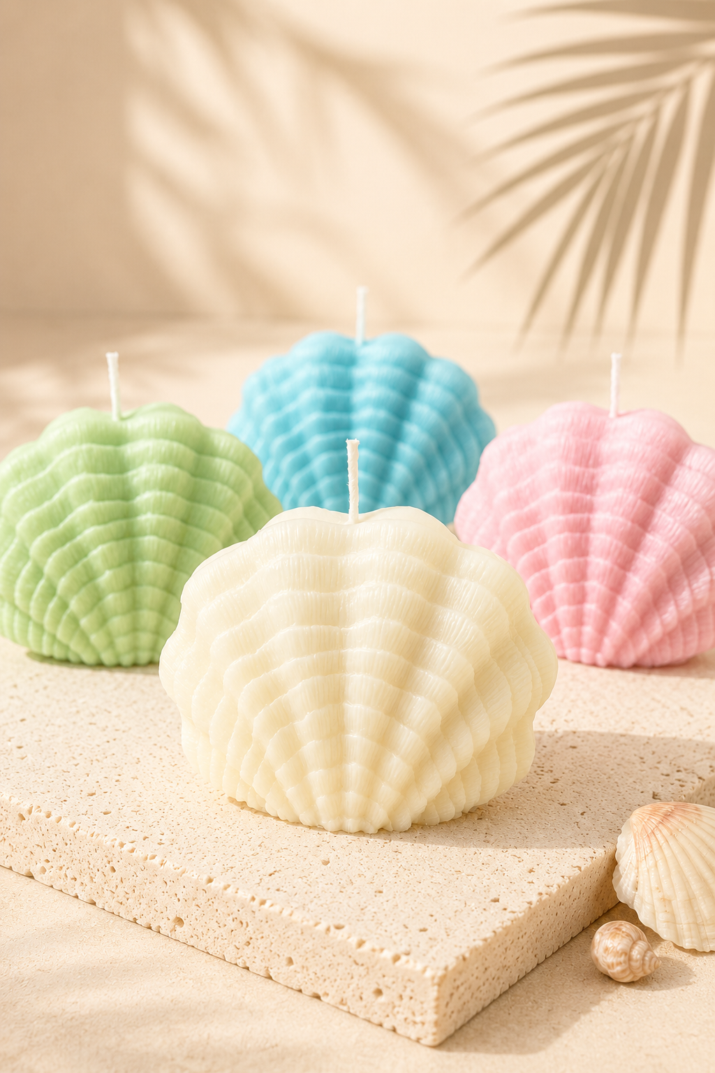 Coral Fan Sculptural Soy Candle