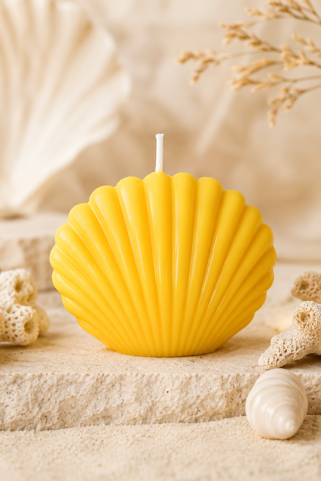 Seashell Bliss Sculptural Soy Candle