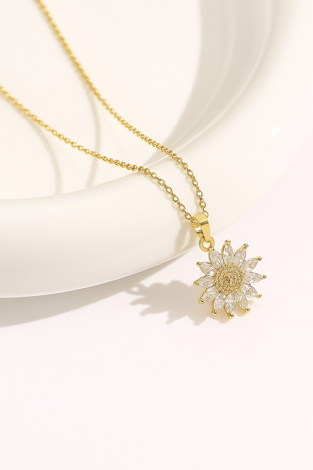 Sunflower Gift Box Necklace