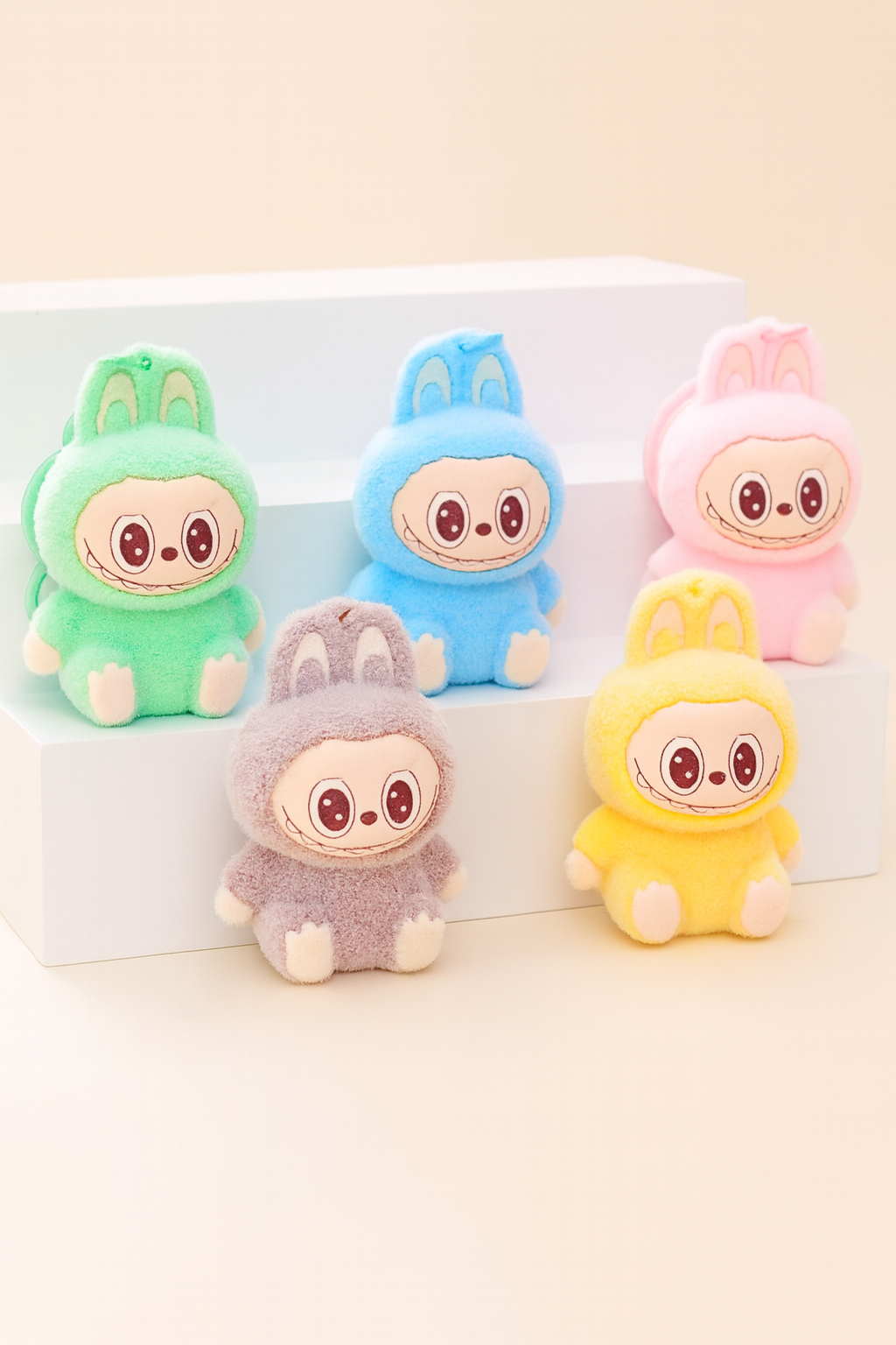 Labubu Plush Keychain & Bag Charm – Soft Collectible Toy Accessory