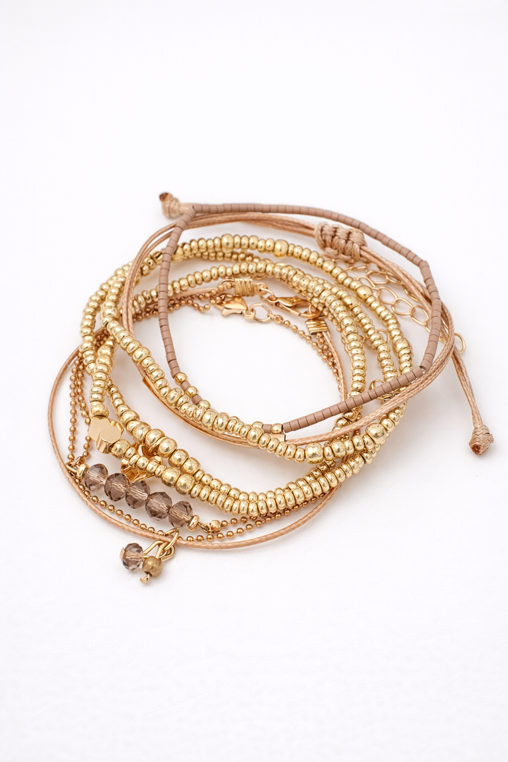Golden Harmony Bracelet Set