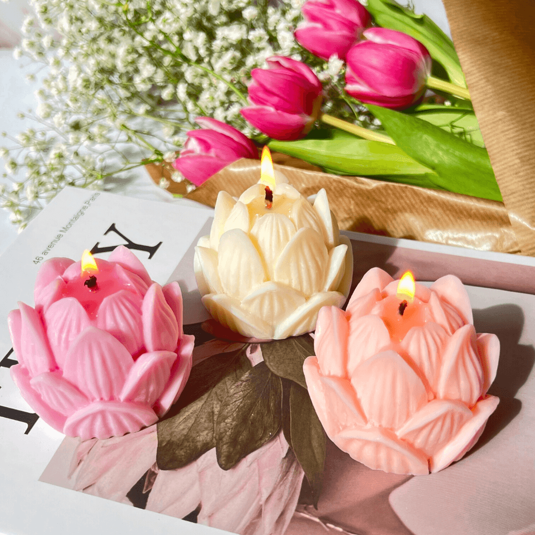 Lotus Flower Candle