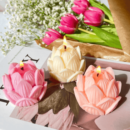 Lotus Flower Candle
