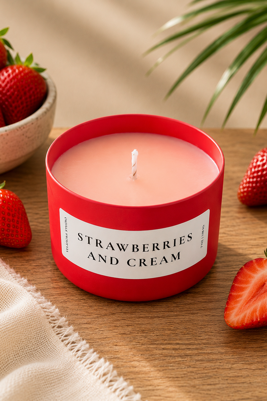Strawberries & Cream Soy Candle