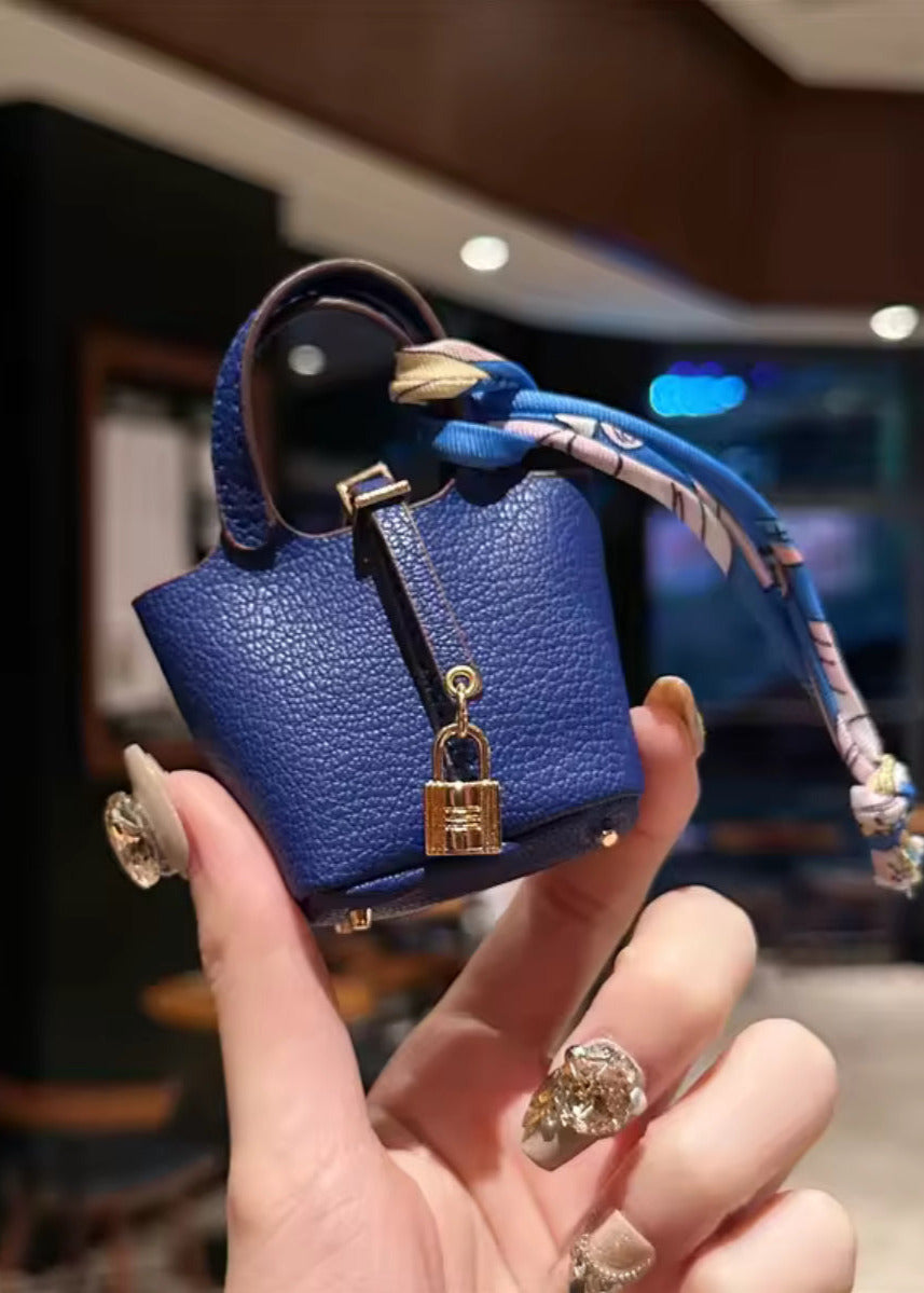 Mini Bag Keychain – Leather Charm Bag for Keys & Accessories