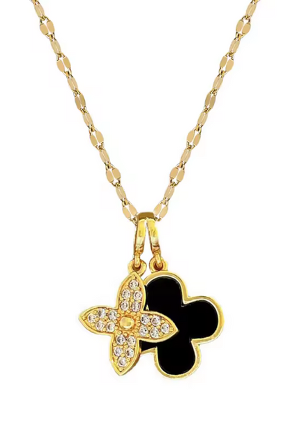 Golden Clover Luxe Pendant Necklace