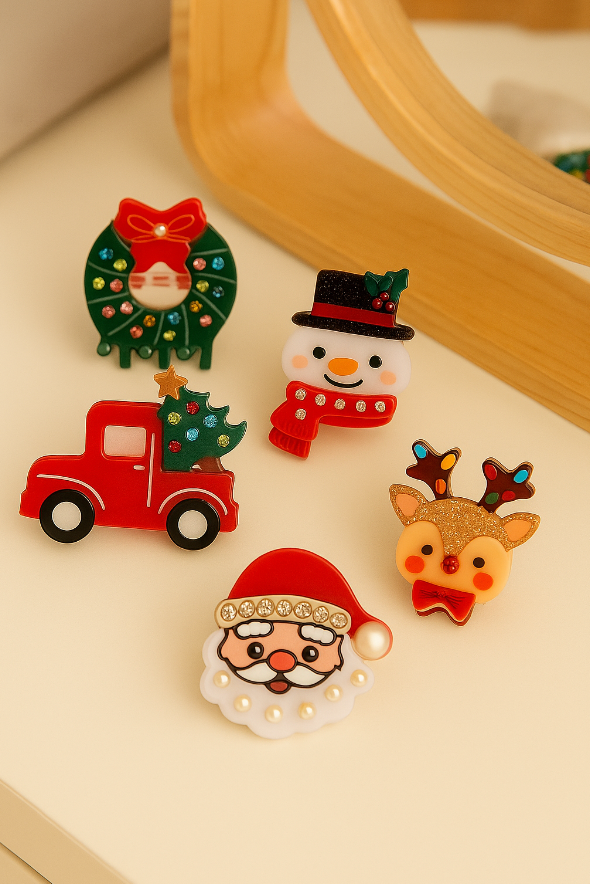 Holiday Mini Hair Clip