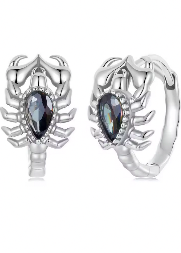 Scorpio Grace Ring & Earrings Set - 925 Sterling Silver