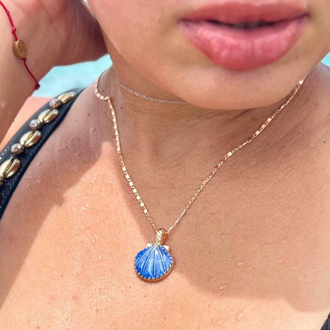 Ocean Treasure Shell Pendant Necklace