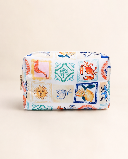 Amalfi Escape Cosmetic & Travel Organizer Pouch