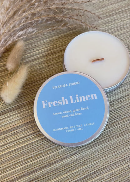 Fresh Linen Soy Candle