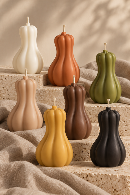 Tall Gourd Sculptural Soy Candle