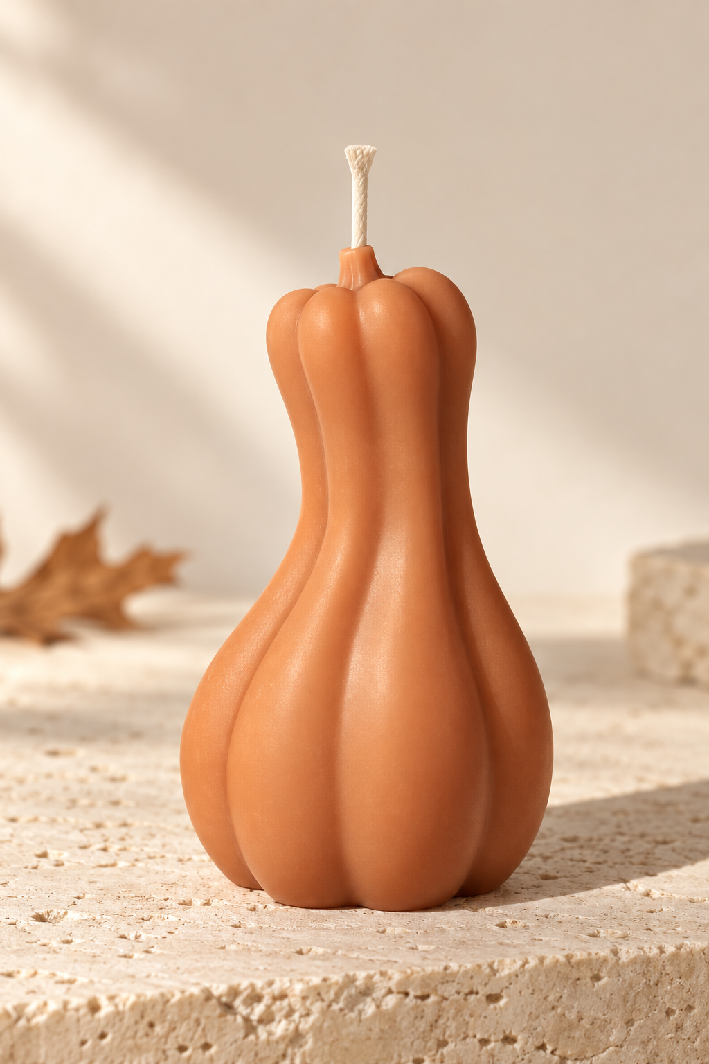 Tall Gourd Sculptural Soy Candle