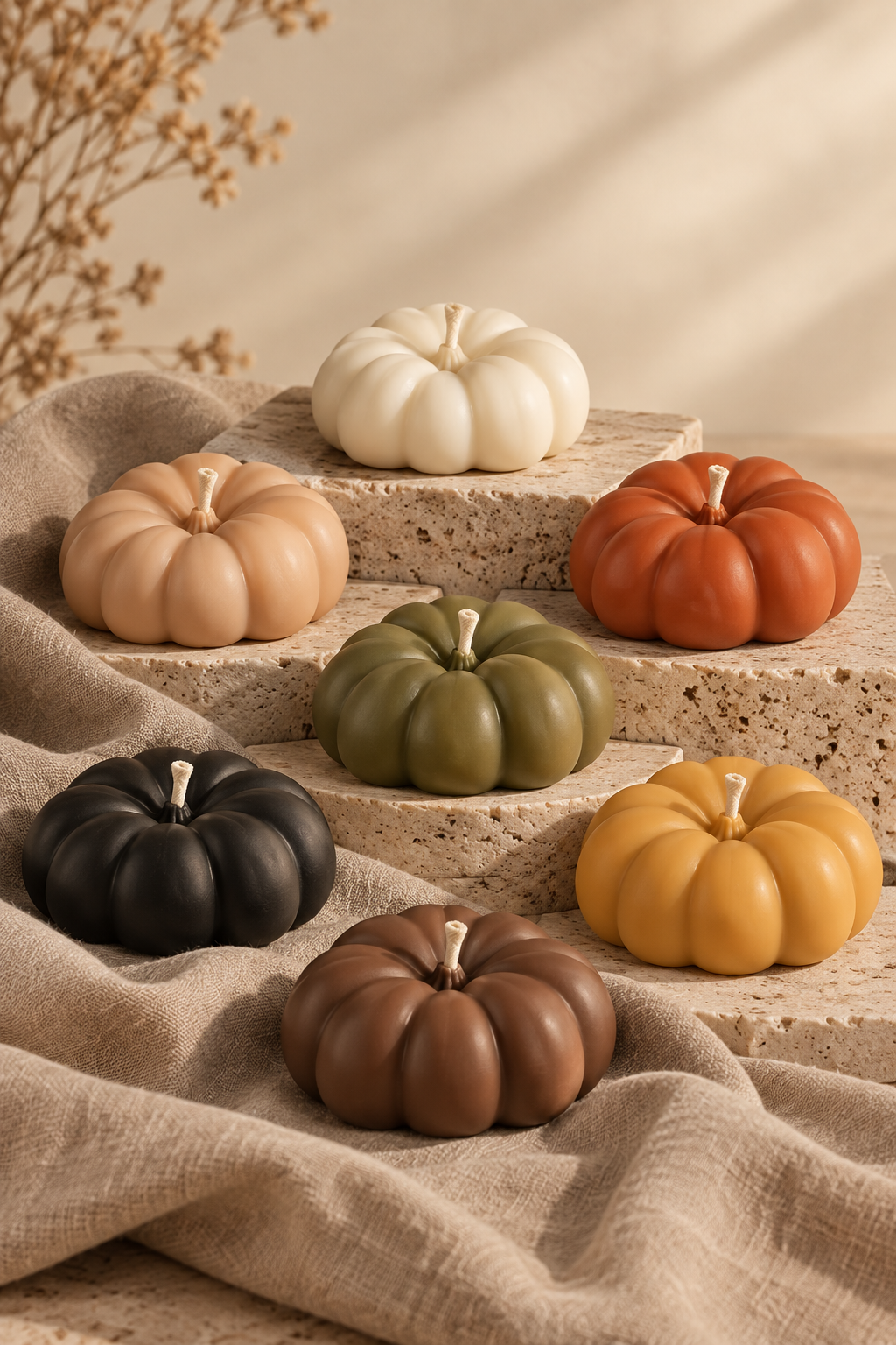 Heirloom Pumpkin Sculptural Soy Candle