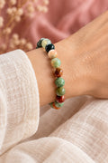 Indian Agate Beaded Bracelet