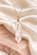 Clear Quartz Pendant Necklace