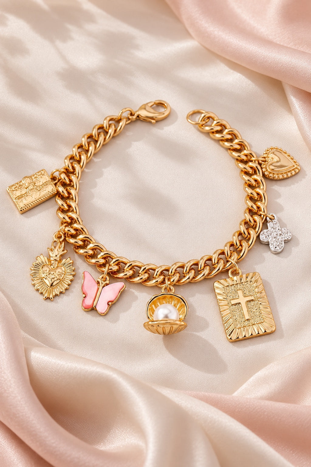 Divine Multiple Charm Bracelet