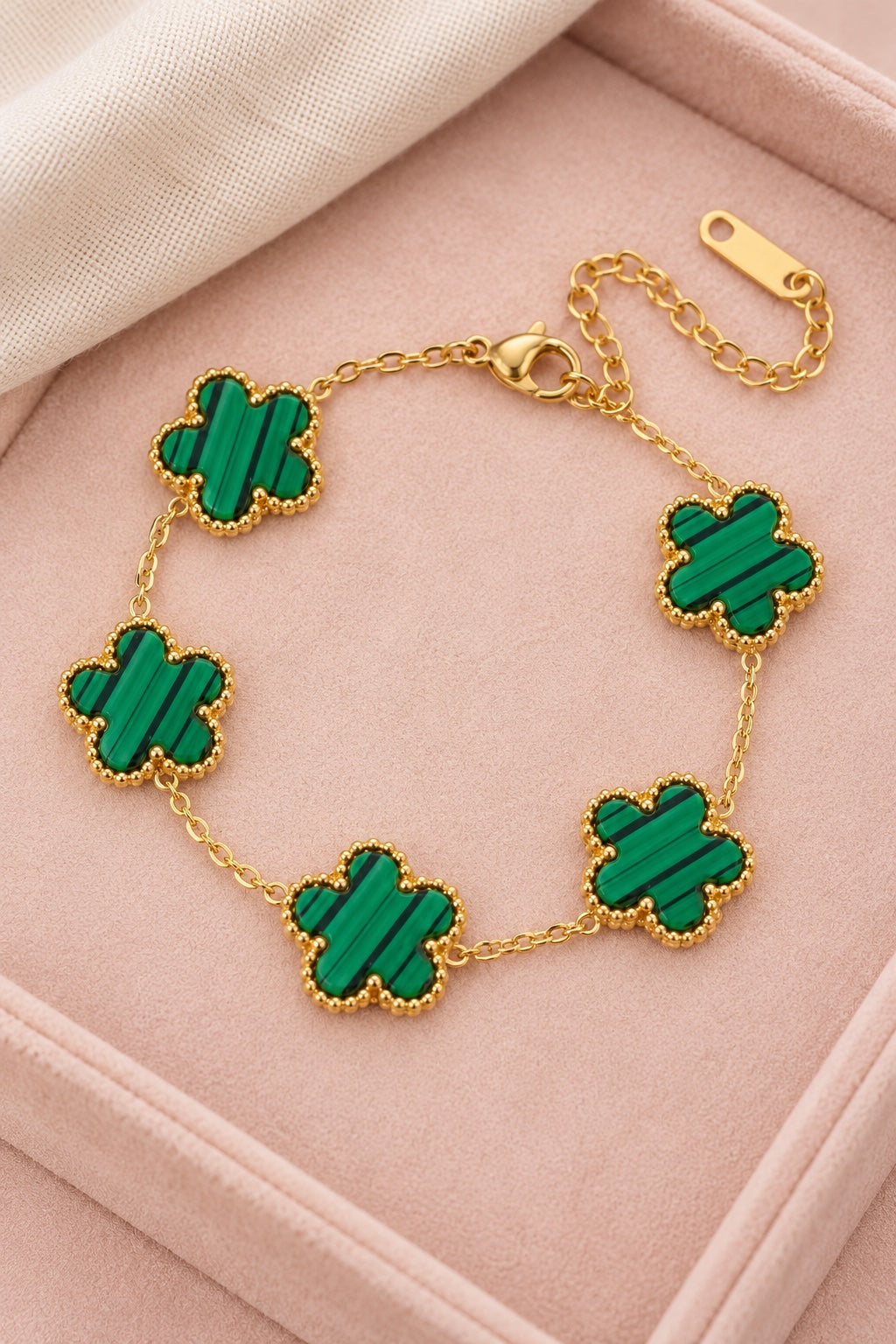 Clover Flower Bracelet – Stainless Steel