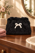 Fluffette Bow Cosmetic Pouch