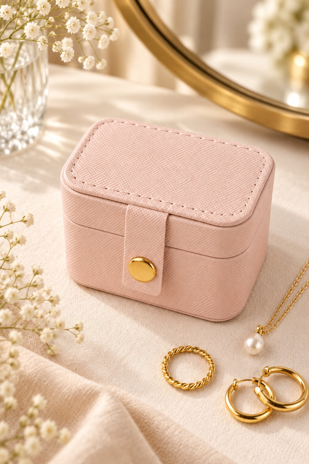 Mini Travel Jewelry Storage Case