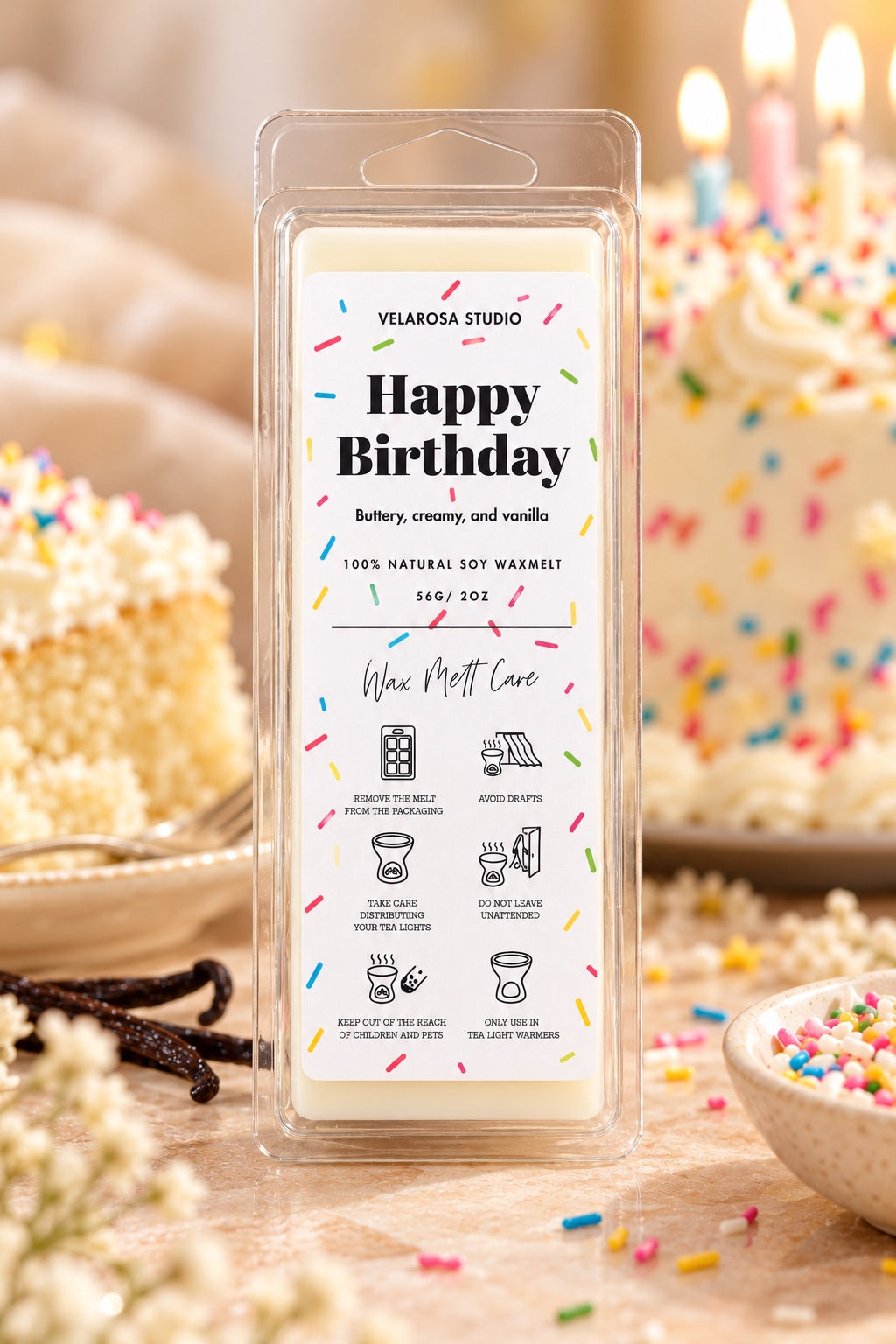 Happy Birthday Cake Wax Melt
