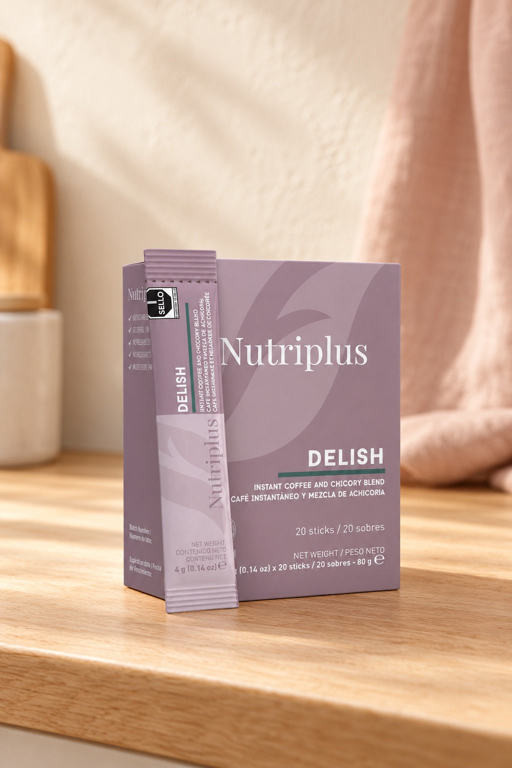 Delish Instant Coffee and Chicory Blend Sticks