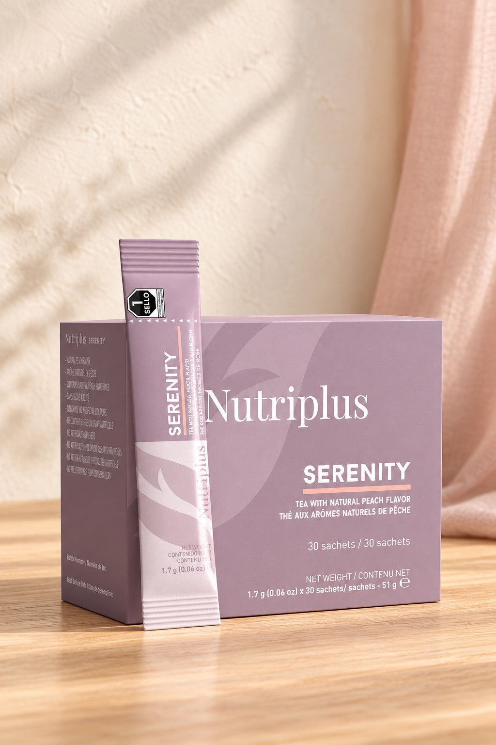 Nutriplus Serenity Peach Tea